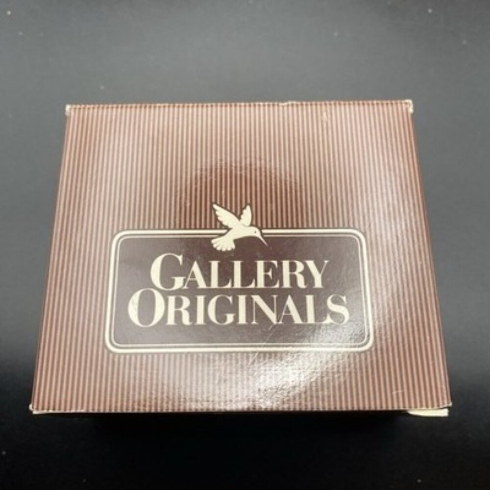 2 Avon Gallery Originals Wooden Train Ornaments Peppermint Wheels with Boxes - Picture 6 of 11